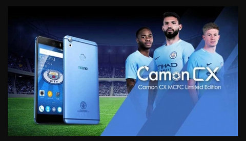 Smartphone TECNO mobile CAMON CX Manchester City Limited Edition, 7 choses à savoir
