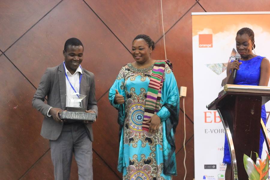 Mathias Kouadio le meilleur blogueur de Côte d’Ivoire EBA2017