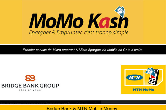 MoMo Kash le 1er service de micro emprunt et épargne via Mobile