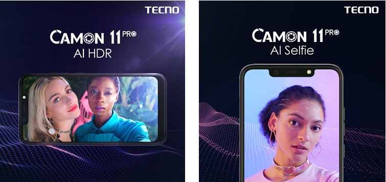 Une double camera arrière pour plus de précisions avec les Camon 11 Pro
