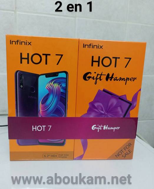 Unboxing Mobile Infinix HOT 7 Vidéo déballage et premières impressions