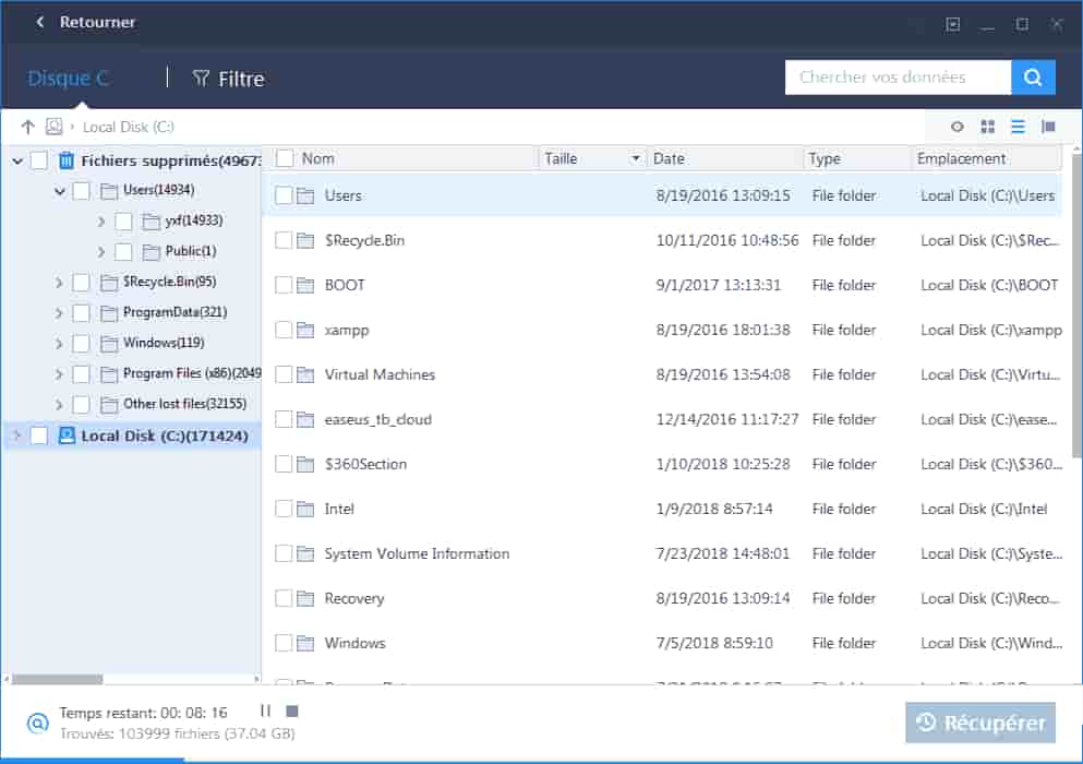 Installation EaseUS Data Recovery Wizard Professional 1