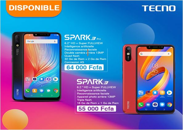 Les nouveaux SPARK 3  prix et disponibilité