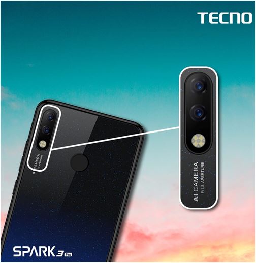 Tecno Spark 3 Pro Deux caméras pour ne rien manquer