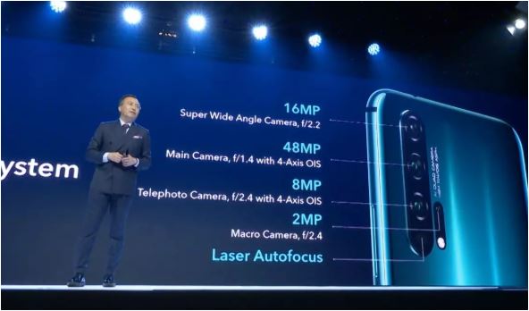 Honor 20 et Honor 20 Pro,fiches techniques caractéristiques et prix