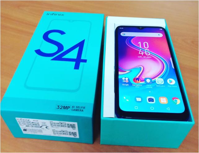 Infinix S4 déballage