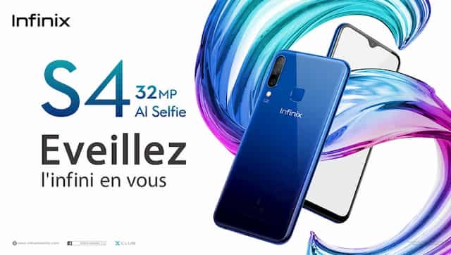 Infinix S4 fiche technique caractéristiques et prix officiel