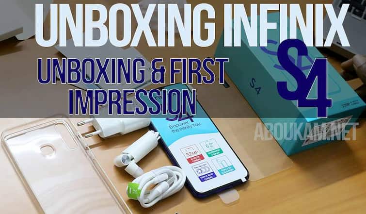 Infinix S4 vidéo déballage (Unboxing) et impression rapides