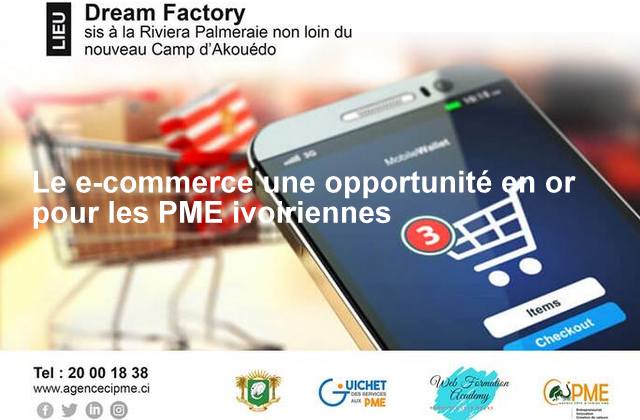 L'Agence Côte d'Ivoire PME offre aux PME ivoiriennes une formation dans le e-commerce