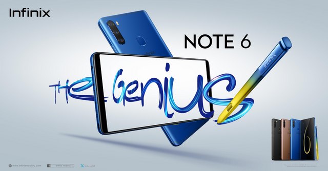 Infinix NOTE 6 débarque en Côte d'Ivoire pour stimuler votre inspiration spécifications et prix