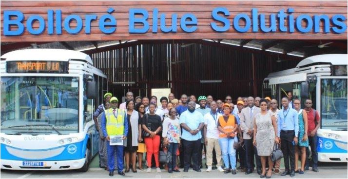 Découvrons la station des bus électrique et la Blue Solution de bolloré