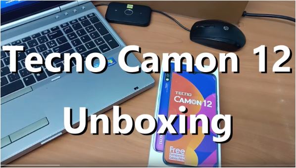 Unboxing vidéo déballage du Camon 12 de Tecno Mobile