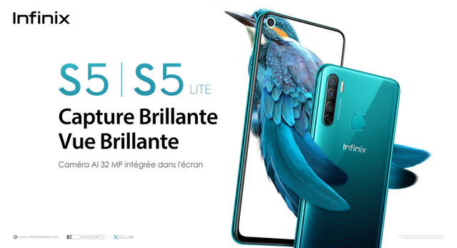 Infinix lance le S5 son nouveau Smartphone avec le plus grand écran infinity-O Display