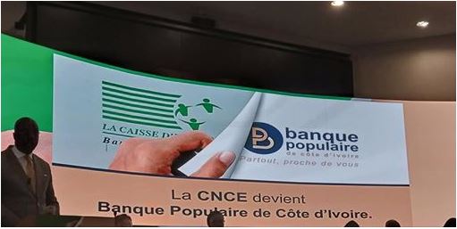 La CNCE devient la Banque Populaire de Côte d'IvoireLa CNCE devient la Banque Populaire de Côte d'Ivoire