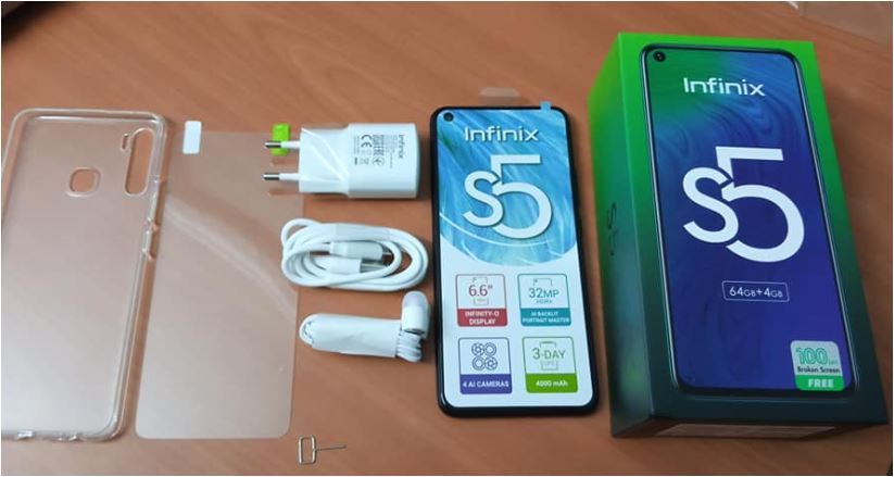Unboxing Infinix S5 vidéo déballage, impression et prise en main