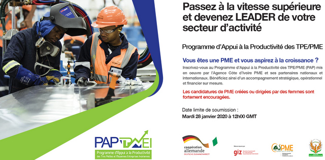 Appel à manifestation pour le recrutement d’une première cohorte d’entreprises manufacturières et de service industriel (PME)