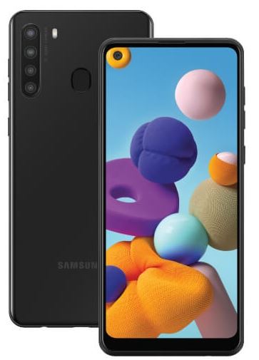 Le Samsung Galaxy A21 possède une batterie de 4000 mAh et quatre caméras arrière