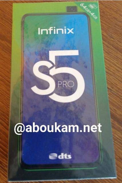 L’emballage d'Infinix S5 Pro