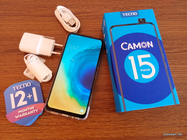 Tecno Camon 15 Premier Unboxing (déballage) et test rapide
