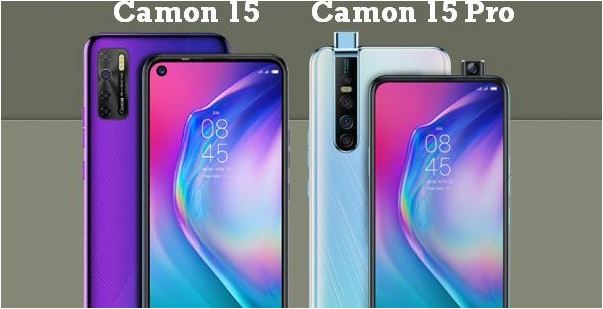 Tecno Camon 15 et Camon 15 Pro fiche technique caractéristiques et prix
