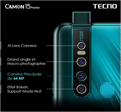 Tecno Mobile La serie des Camon 15 débarque avec leur lentille SONY et leur INCOMPARABLE Technologie TAIVOS 4