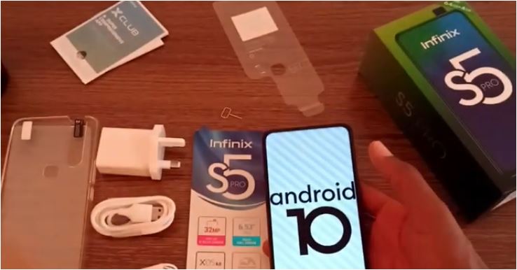 Infinix S5 Pro Unboxing déballage et impression rapide