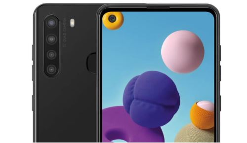 Le Samsung Galaxy A21 possède une batterie de 4000 mAh et quatre caméras arrière