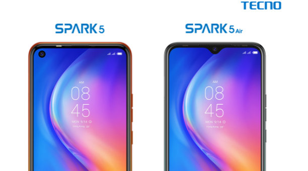 TECNO MOBILE Comparatif Tecno Spark 5 & Spark 5 Air