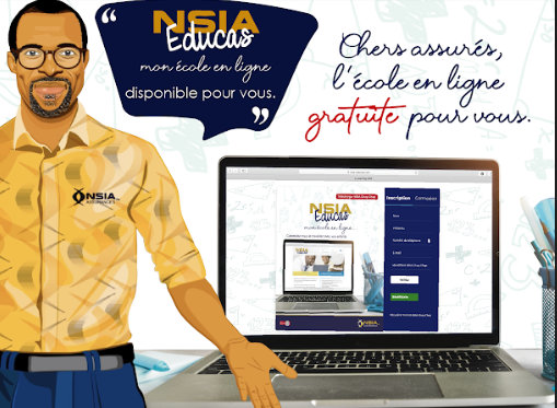 COVID-19 NSIA Vie Assurance offre une école en ligne aux enfants de ses clients