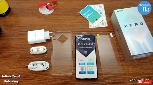 Infinix Zéro déballage du téléphone