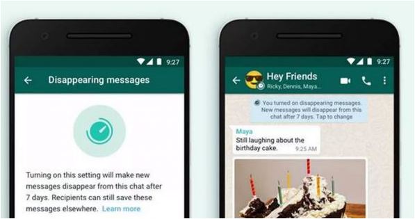WhatsApp dévoile une nouvelle fonctionnalité de messages qui disparaissent
