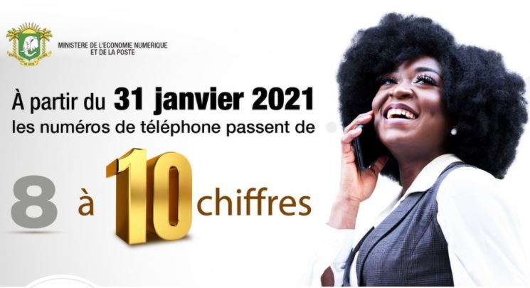 PNN ARTCI l'application mobile de migration des répertoires téléphoniques de huit 8 à 10 chiffres en Côte d'Ivoire