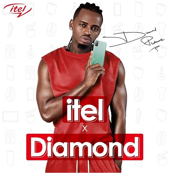 Diamond Platnumz ambassadeur de sa marque Itel Mobile et présente son dernier smartphone A37 en Afrique