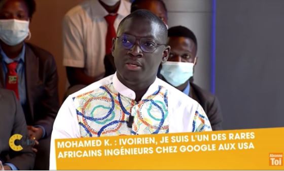 Mohamed Kamagaté je suis l'un des rares africains ingénieurs chez Google aux Etats Unis