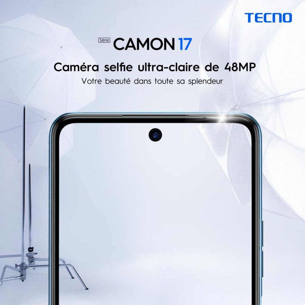 Tecno Camon 17, Un téléphone fait pour vous démarquer avec une incroyable CAMERA AVANT de 48 MP