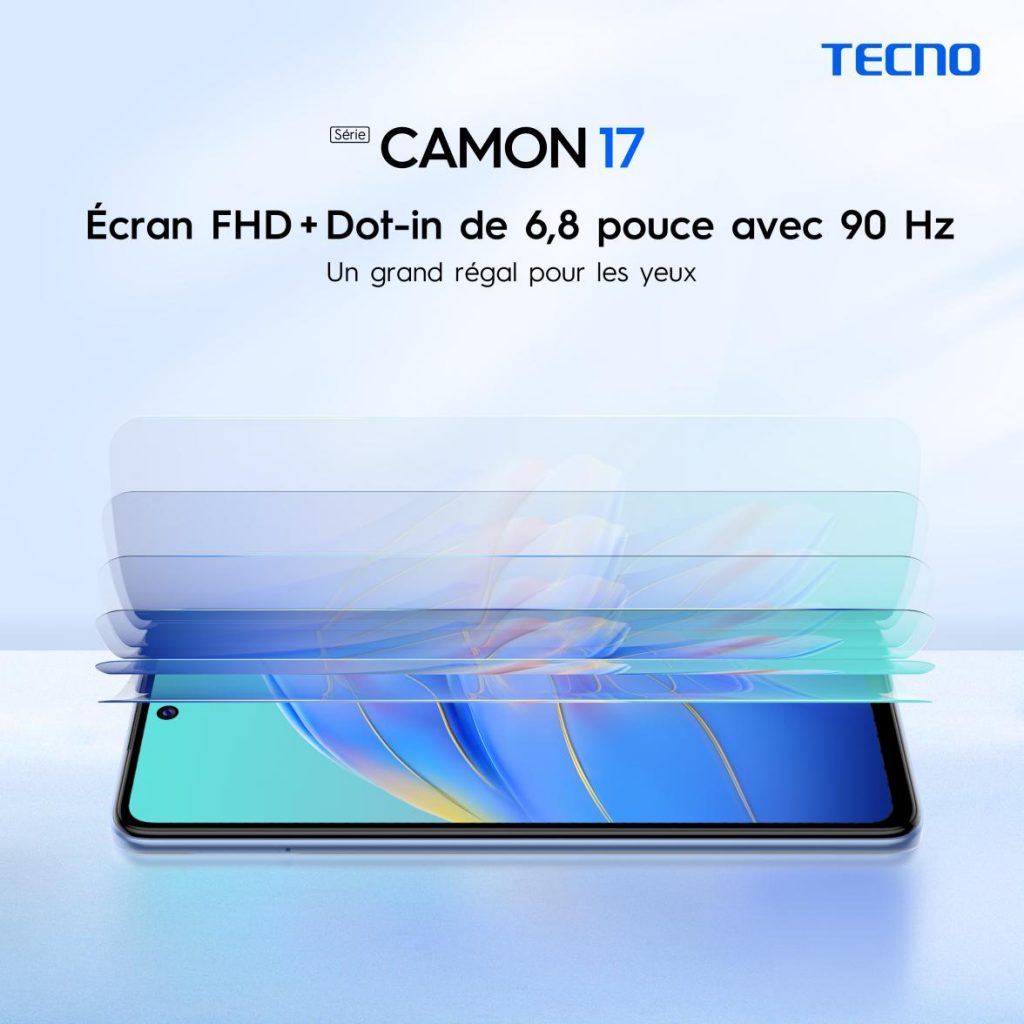 Tecno Camon 17, Un téléphone fait pour vous démarquer avec une incroyable CAMERA AVANT de 48 MP