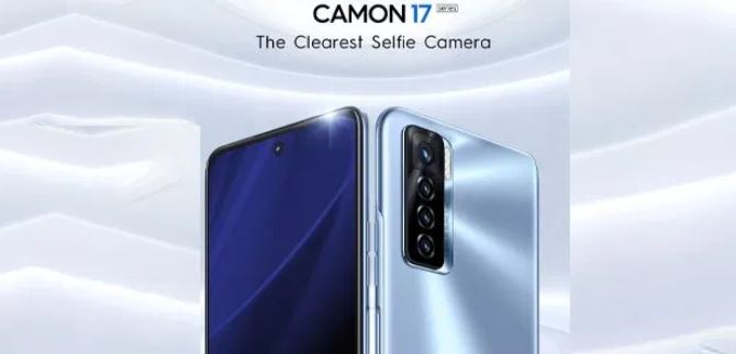 Tecno Camon 17 fiche technique, caractéristiques et prix en Côte d'Ivoire